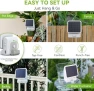 Превью WiFi Solar Auto Watering System with Two Smart Digital Soil Sensors — Indoor Garden, RainPoint