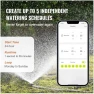 Превью WiFi Sprinkler Timer, Smart Hose Faucet Timer 2 Outlets — Irrigation System, Generic