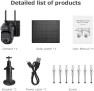 Превью 12X Zoom Solar Security Camera 3K/6MP Dual Lens WiFi Outdoor Wireless Camera — Security Camera, INQMEGA