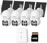 Превью Solar Cameras 4-Pack Kit — Security Camera, GAIEXCE