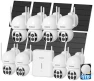 Превью Solar Cameras 4-Pack Kit — Security Camera, GAIEXCE