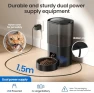 Превью Automatic Cat Feeder and Water Fountain 2-in-1 — Automatic Pet Feeder, Evoliq