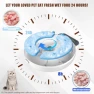 Превью Automatic Wet Food Cat Feeder — Automatic Pet Feeder, Bsemax