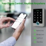 Превью Wireless WiFi Access Control System, Fingerprint Password Stand-Alone Door Access Control Keypad with ID Keyfob — Smart Lock, AMOCAM
