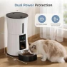 Превью Automatic Cat Feeder, 4L WiFi Timed Cat Food Dispenser with APP Control, 10s Voice Recorder, Dual Power Supply, Indoor... — Automatic Pet Feeder, DUMOS