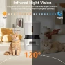 Превью Automatic Cat Feeder with 2K Dual Cameras — Automatic Pet Feeder, BlissBlaze