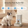 Превью Gravity Cat Feeder, Dog Food Dispenser — Automatic Pet Feeder, PAWGETHER