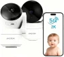 Превью Indoor Security Camera 360° with Pan/Tilt — Security Camera, AMOROM