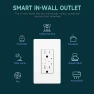 Превью Smart Wall Outlet with 2 Individually Controlled Ports — Smart Plug, TOPELER
