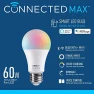 Превью Connected Max Smart LED Bulb A19 60W Tunable White + Color Changing — Smart Light Bulb, Cree Lighting