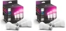 Превью Hue Smart LED A19 Bulb 2-Pack, White Color Ambiance — Smart Light Bulb, Philips