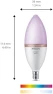 Превью Smart 40W B12 Color LED Candle-Shaped Bulb 4-Pack — Smart Light Bulb, Philips