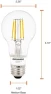 Превью Smart+ Bluetooth Clear Filament Soft White A19 LED Bulb, Compatible with Alexa, Apple HomeKit and Google Assistant — Smart Light Bulb, Visit the LEDVANCE Store