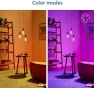 Превью Smart Color ST19 Color Filament LED Smart Bulb 4-Pack — Smart Light Bulb, Philips