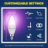 Превью Smart E12 Candle Bulbs with RGBCW — Smart Light Bulb, Lightinginside