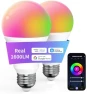 Превью Ultra Bright Smart Light Bulbs 2-Pack — Smart Light Bulb, Franqual