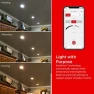 Превью Wi-Fi LED Smart Light Bulb, BR30, 65W Equivalent, RGB, Color Changing, White Select Tunable 2700K - 6500K, Dimmable,... — Smart Light Bulb, UltraPro