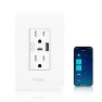 Превью WiFi Smart Wall Outlet, 15A Divided Control 2 in Wall Socket with USB Interface — Smart Plug, MOES