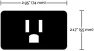 Превью 3-Inch On/Off and Dimmer WiFi Smart Plug Outlet — Smart Plug, Satco
