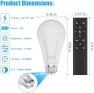 Превью A19 LED Light Bulbs with Remote Control — Smart Light Bulb, MXhme