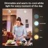 Превью A19 White and Color Ambiance LED Smart Color-Changing Bulb (Pack of 4) — Smart Light Bulb, Philips Hue