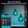 Превью A19 White and Color Ambiance LED Smart Color-Changing Bulb (Pack of 4) — Smart Light Bulb, Philips Hue