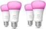 Превью A19 White and Color Ambiance LED Smart Color-Changing Bulb (Pack of 4) — Smart Light Bulb, Philips Hue