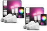 Превью A19 White and Color Ambiance LED Smart Color-Changing Bulb (Pack of 4) — Smart Light Bulb, Philips Hue