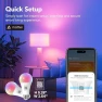 Превью Matter Smart Light Bulb, 1600 Lumens 100W Equivalent, Color Changing, 2 Pack — Smart Light Bulb, OREiN