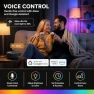 Превью Smart Light Bulbs 2 Pack, A19 Color Changing LED (800 Lumens), WiFi & Bluetooth, Music Sync, Compatible with Alexa &... — Smart Light Bulb, Homefy