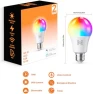 Превью Smart Light Bulbs 2 Pack, A19 Color Changing LED (800 Lumens), WiFi & Bluetooth, Music Sync, Compatible with Alexa &... — Smart Light Bulb, Homefy