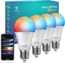 Превью Smart Light Bulbs, WiFi & Bluetooth 5.0, Work with Alexa Google Assistant, App Control, Color Changing LED Bulb, E26... — Smart Light Bulb, Vanance