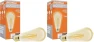 Превью WiFi LED Smart G25 RGBW Color and Amber Finish Filament Light Bulb, 7W Efficient — Smart Light Bulb, LEDVANCE