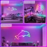 Превью 16.4ft LED Neon Rope Lights with App Control and Remote — LED Strip Lights, RCUICA