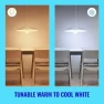 Превью Connected 100W A19 LED Smart Light Bulbs Tunable White 3-Pack — Smart Light Bulb, WiZ Connected