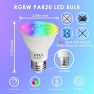 Превью PAR20 LED Bulbs Color Changing with Remote Control — Smart Light Bulb, FTL