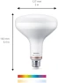 Превью Smart 65-Watt BR40 Color Flood Light Bulb 4-Pack — Smart Light Bulb, Philips