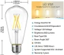 Превью WiFi Dimmable Vintage LED ST21 Edison Smart Bulb — Smart Light Bulb, LVWIT