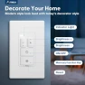 Превью Electronic Dimmer Switch, Touch Button Control, Single-Pole with LED Indicator — Smart Switch, Amico