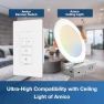 Превью Electronic Dimmer Switch, Touch Button Control, Single-Pole with LED Indicator — Smart Switch, Amico