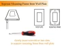 Превью In Wall Dimmer Switch for LED Light/CFL/Incandescent, 3-Way Single Pole Dimmable Slide, 600W max Incandescent, 150W max... — Smart Switch, CLOUDY BAY