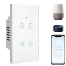 Превью Smart Light Switch, 1 Gang WiFi Touch Switch with APP Control and Timing Function, Black Single Pole Switches — Smart Switch, BSEED