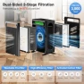Превью Air Purifier for Home Bedroom Large Room Up to 1,695 Ft² in 1 Hr, HEPA Air Cleaner with Washable Pre-Filter, AHAM... — Air Purifier, KNKA