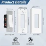 Превью Digital Dimmer Light Switch, Single Pole/3-Way LED Slide Dimmer — Smart Switch, ThunderWay
