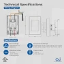 Превью Electric Radiant Floor Heating Thermostat — Smart Thermostat, OJ Microline