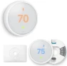 Превью Smart Learning Thermostat with Trim Kit Bundle, White — Smart Thermostat, Google