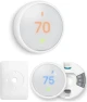 Превью Smart Learning Thermostat with Trim Kit Bundle, White — Smart Thermostat, Google