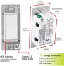 Превью Zigbee Smart Light Switch with QuickFit & SimpleWire — Smart Switch, Enbrighten
