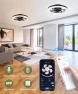 Превью 2 in 1 WiFi RGB-LED Ceiling Fan with Lights and Remote — Smart Fan, Vookea