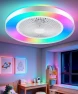 Превью 2 in 1 WiFi RGB-LED Ceiling Fan with Lights and Remote — Smart Fan, Vookea
